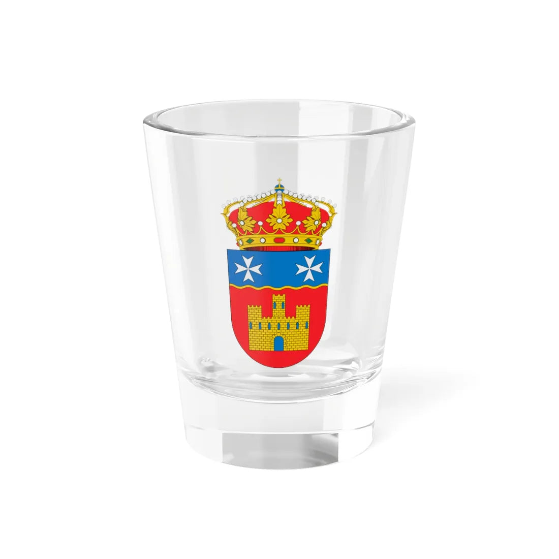 Escudo de Castiliscar (Spain) (Coat of Arms) Shot Glass 1.5oz - Go Mug Yourself