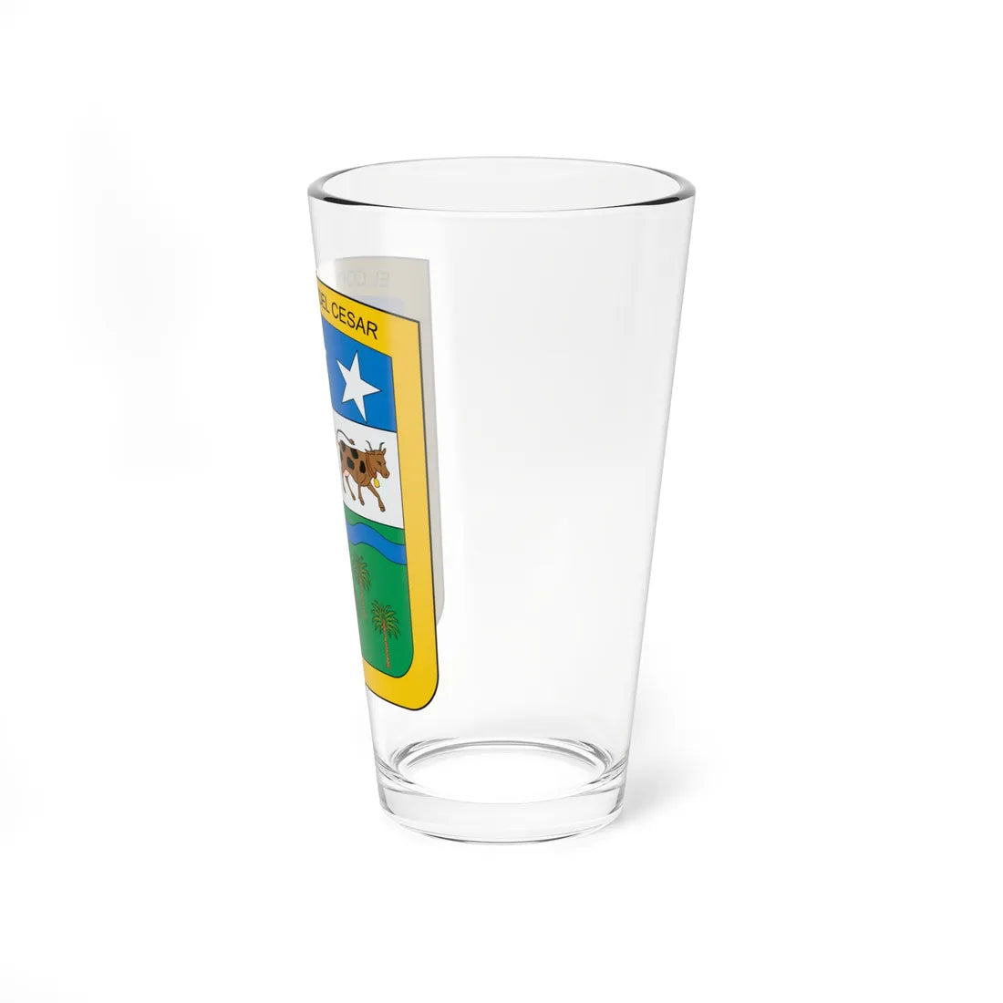 Escudo de El Copey (Colombia) (Coat of Arms) Pint Glass 16oz - Go Mug Yourself