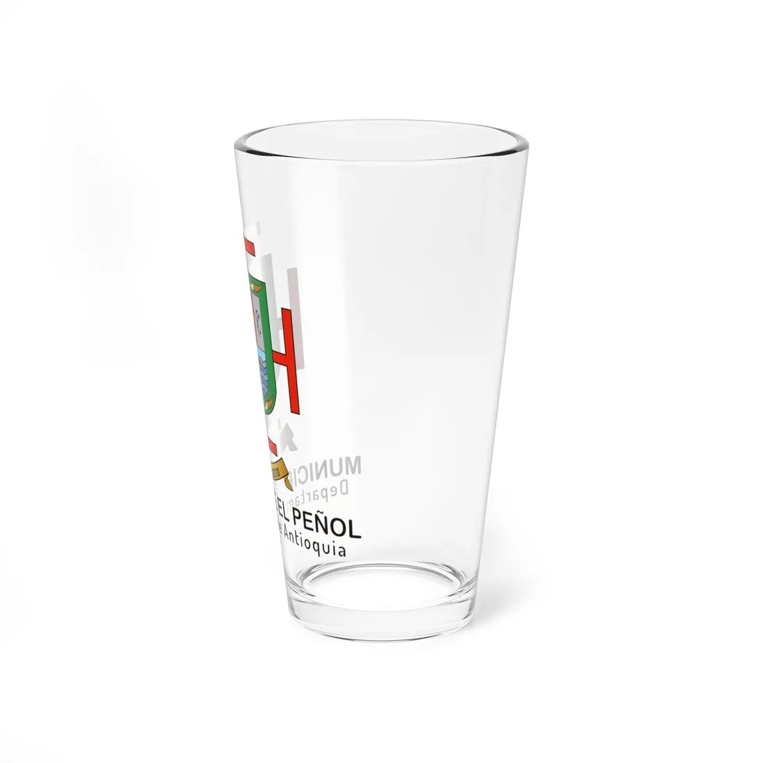 Escudo de El Peñol-01 (Colombia) (Coat of Arms) Pint Glass 16oz - Go Mug Yourself