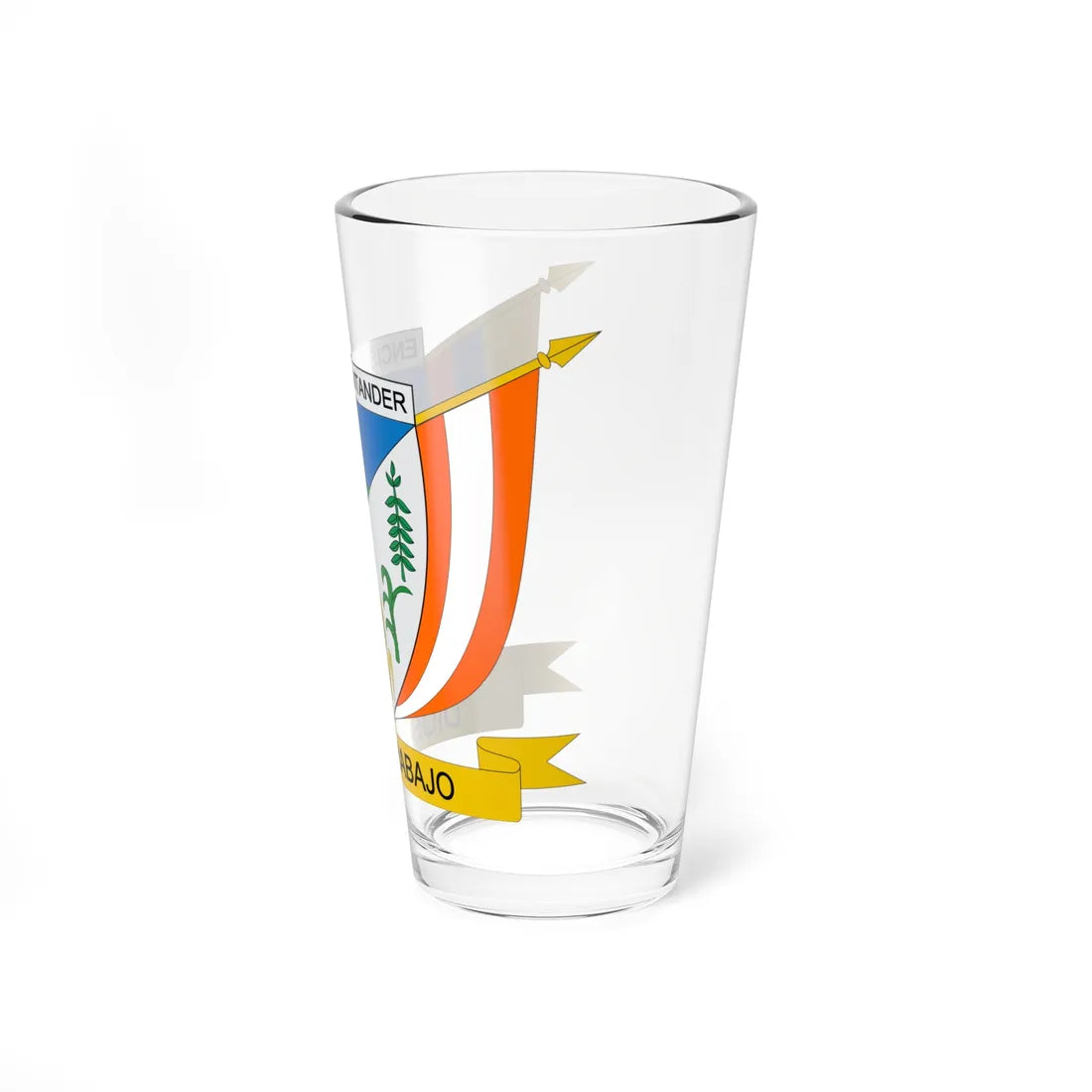 Escudo de Enciso Santander (Colombia) (Coat of Arms) Pint Glass 16oz - Go Mug Yourself
