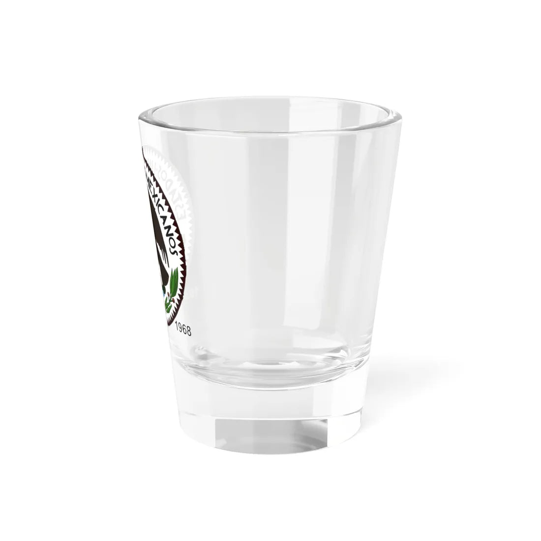 Escudo de Estados Unidos Mexicanos 1934-1968 (Mexico) (Coat of Arms) Shot Glass 1.5oz - Go Mug Yourself