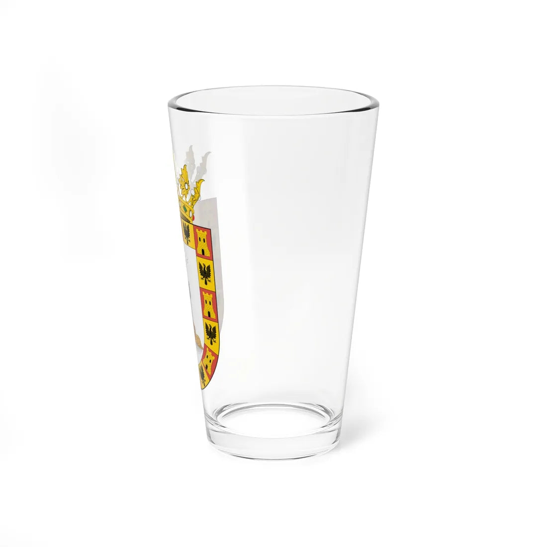 Escudo de Gracias Lempira (Costa Rica) (Coat of Arms) Pint Glass 16oz - Go Mug Yourself