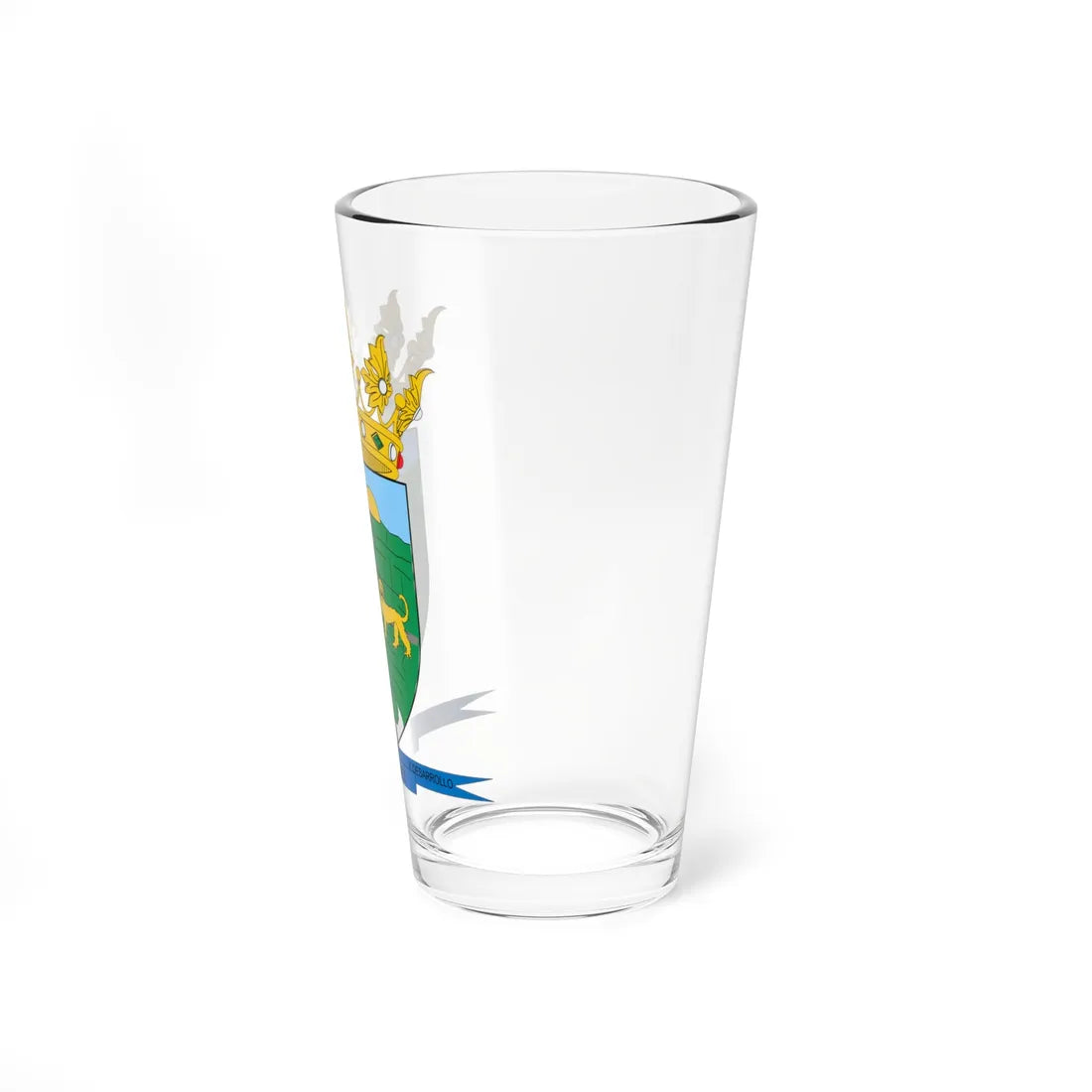 Escudo de Gutiérrez Cundinamarca (Colombia) (Coat of Arms) Pint Glass 16oz - Go Mug Yourself