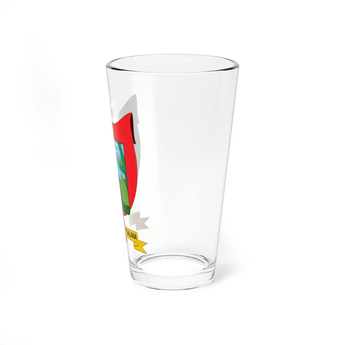 Escudo de La Cruz Nariño (Colombia) (Coat of Arms) Pint Glass 16oz - Go Mug Yourself