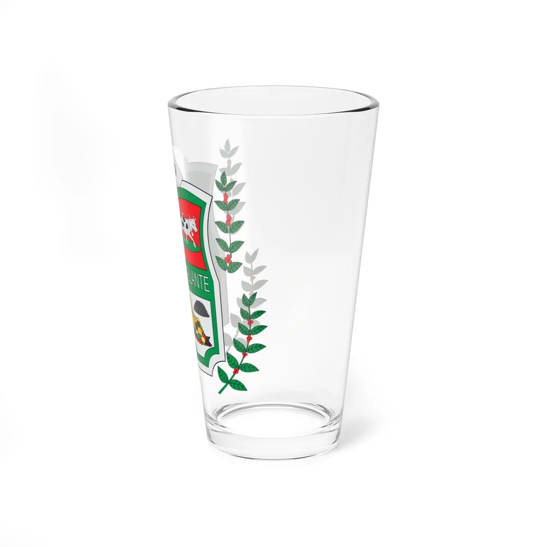 Escudo de La Jagua de Ibirico (Colombia) (Coat of Arms) Pint Glass 16oz - Go Mug Yourself