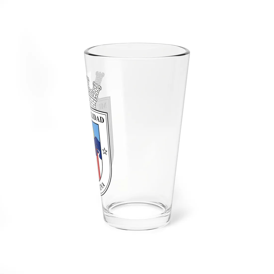 Escudo de la Municipalidad de Cartagena - Chile (Chile) (Coat of Arms) Pint Glass 16oz - Go Mug Yourself