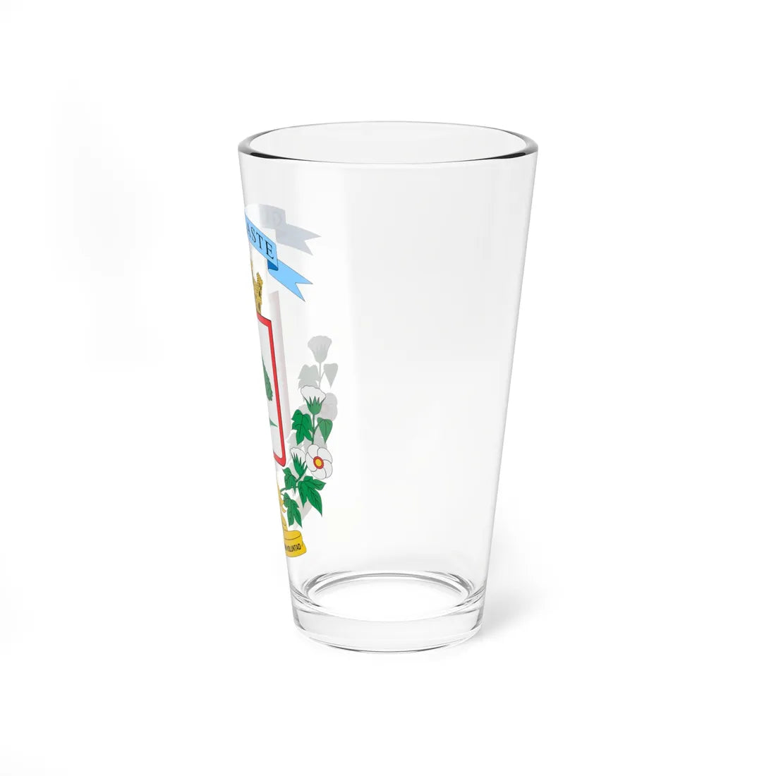 Escudo de la Provincia de Guanacaste (Costa Rica) (Coat of Arms) Pint Glass 16oz - Go Mug Yourself