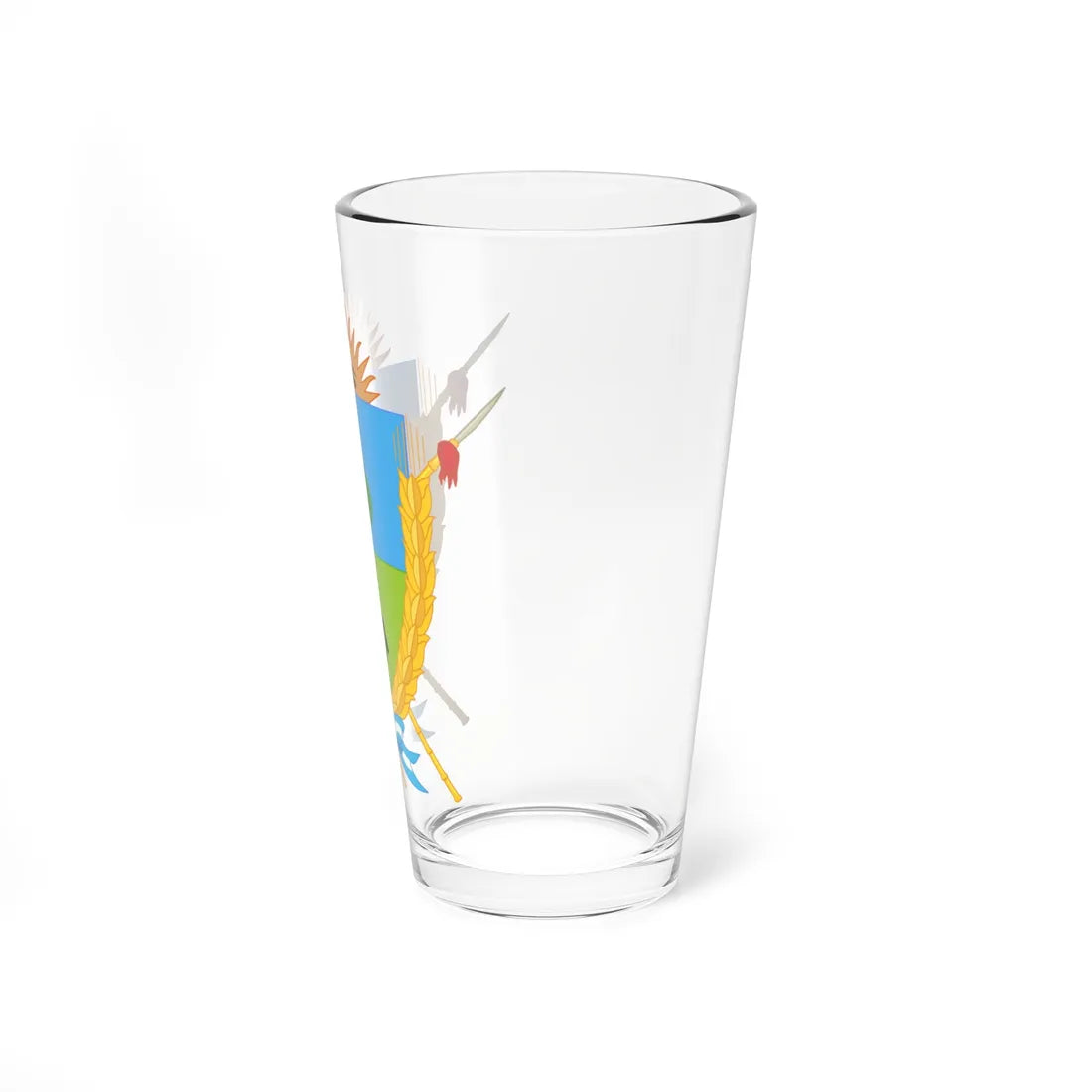 Escudo de la Provincia de La Pampa (Argentina) (Coat of Arms) Pint Glass 16oz - Go Mug Yourself