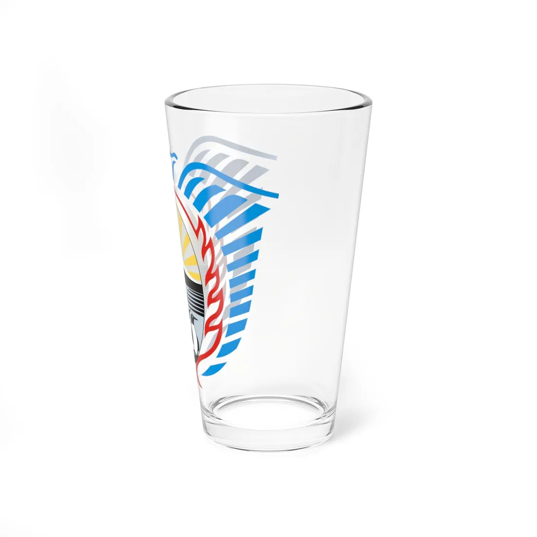 Escudo de la Provincia de Tierra del Fuego (Argentina) (Coat of Arms) Pint Glass 16oz - Go Mug Yourself