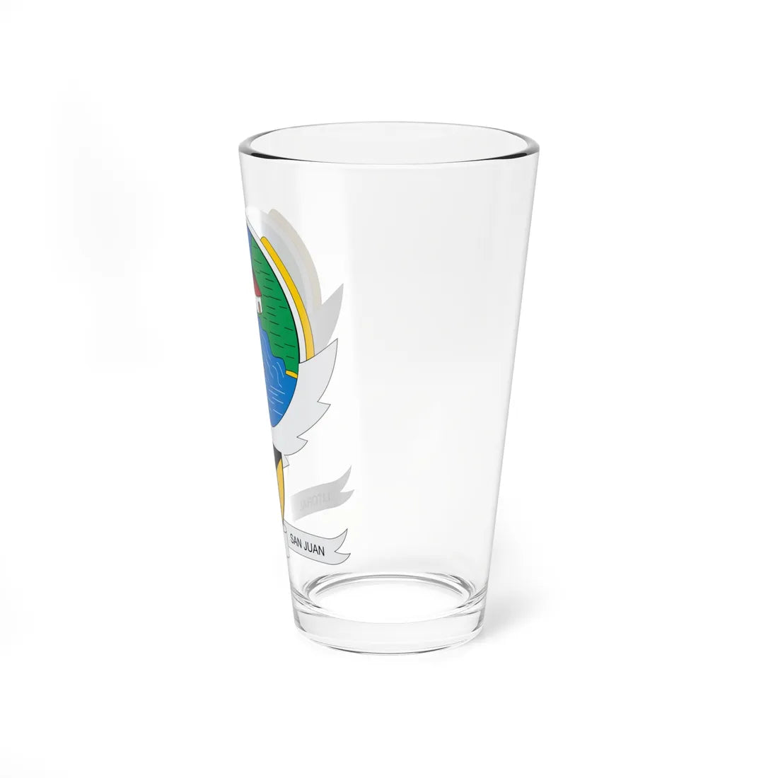 Escudo de Litoral del San Juan (Colombia) (Coat of Arms) Pint Glass 16oz - Go Mug Yourself