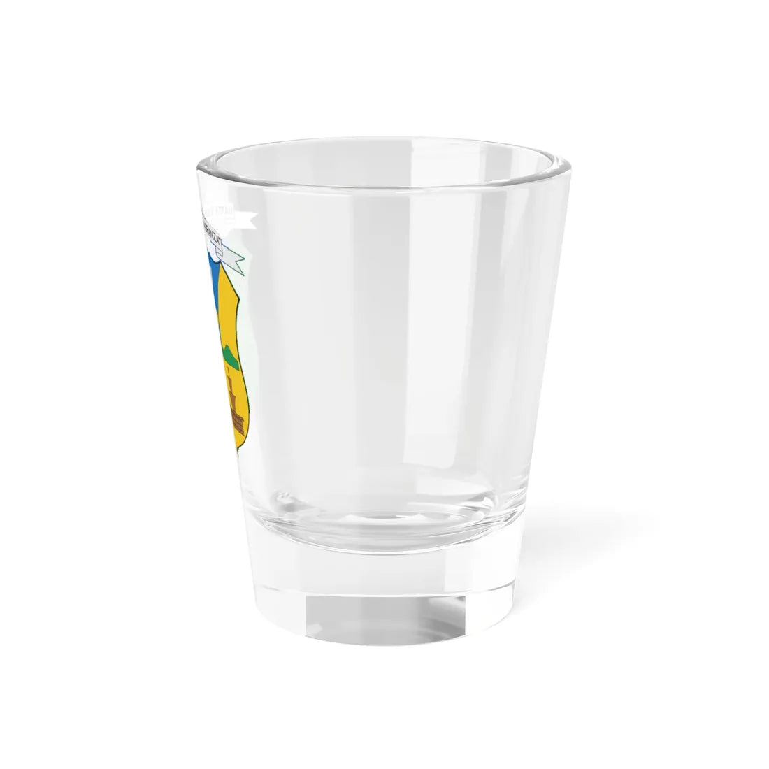Escudo de Manta Cundinamarca (Colombia) (Coat of Arms) Shot Glass 1.5oz - Go Mug Yourself