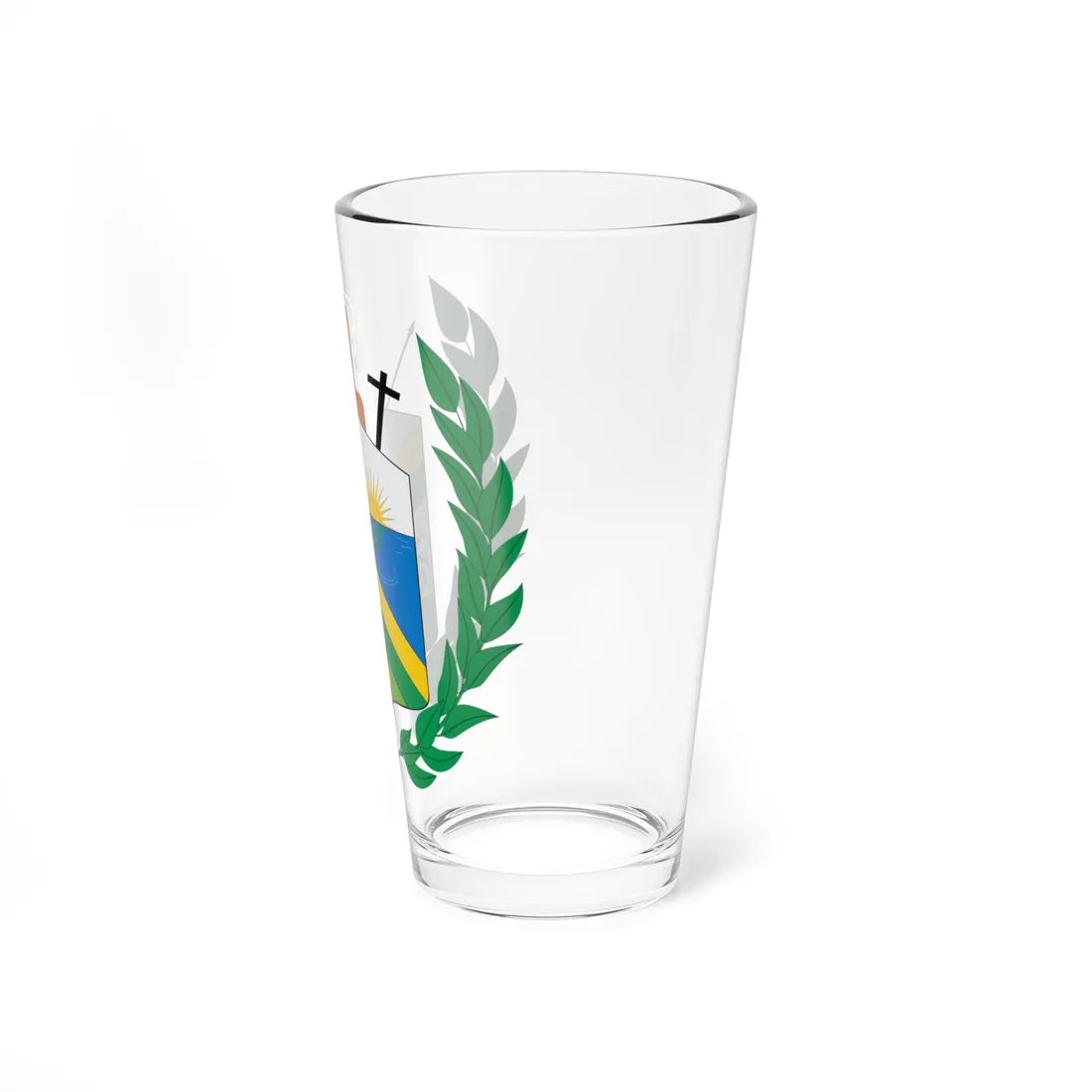 Escudo de Margarita Bolívar (Colombia) (Coat of Arms) Pint Glass 16oz - Go Mug Yourself