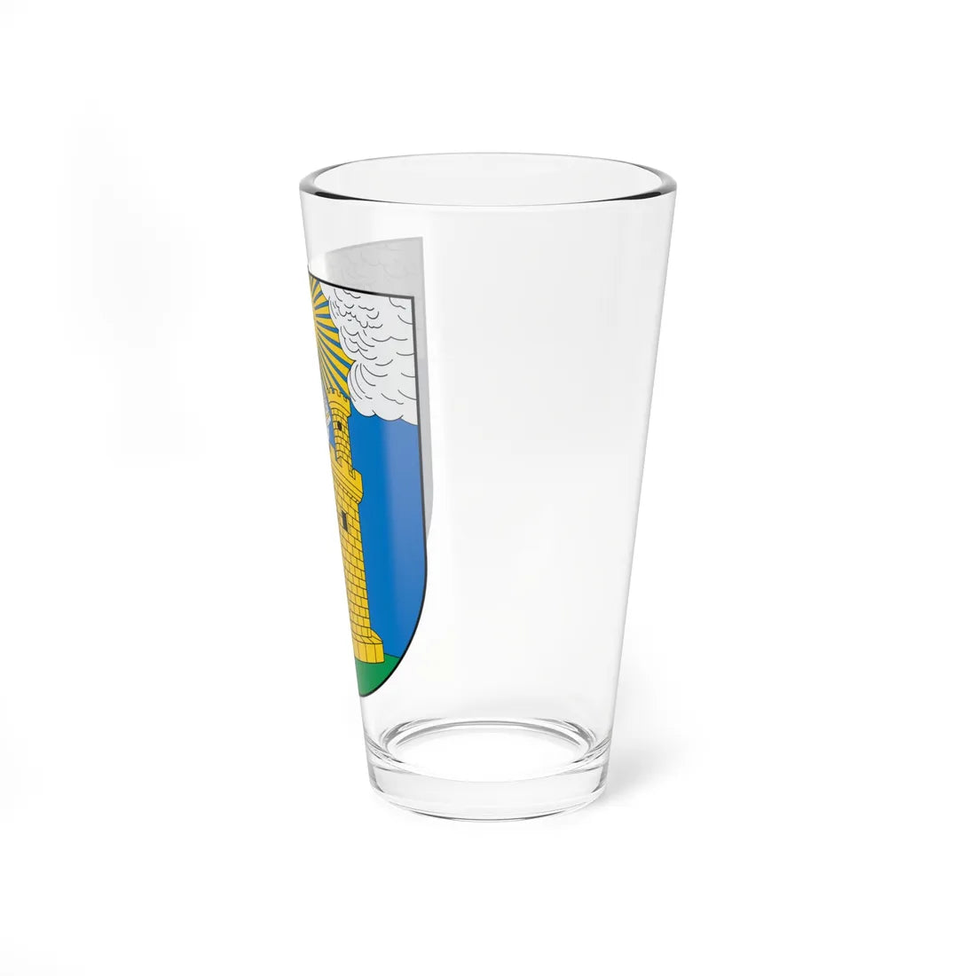 Escudo de Medellin-Medio punto (Colombia) (Coat of Arms) Pint Glass 16oz - Go Mug Yourself