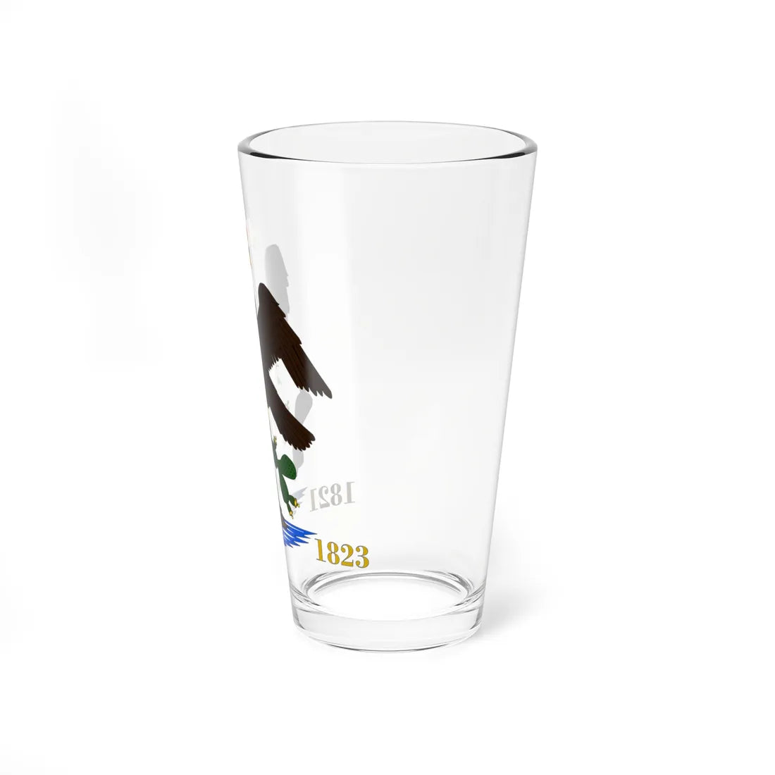 Escudo de México 1821-1824 (Mexico) (Coat of Arms) Pint Glass 16oz - Go Mug Yourself