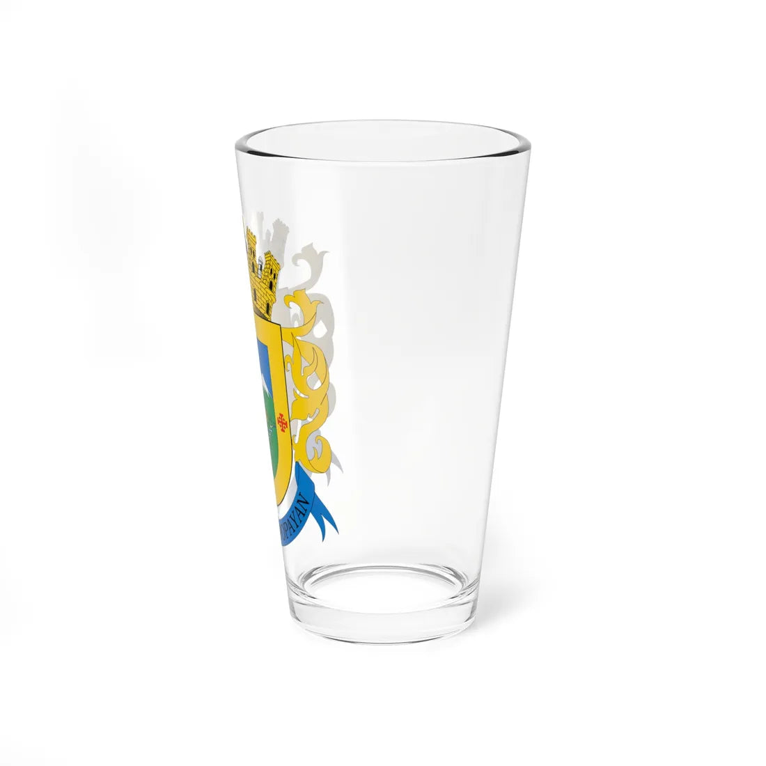 Escudo de Popayán (Colombia) (Coat of Arms) Pint Glass 16oz - Go Mug Yourself