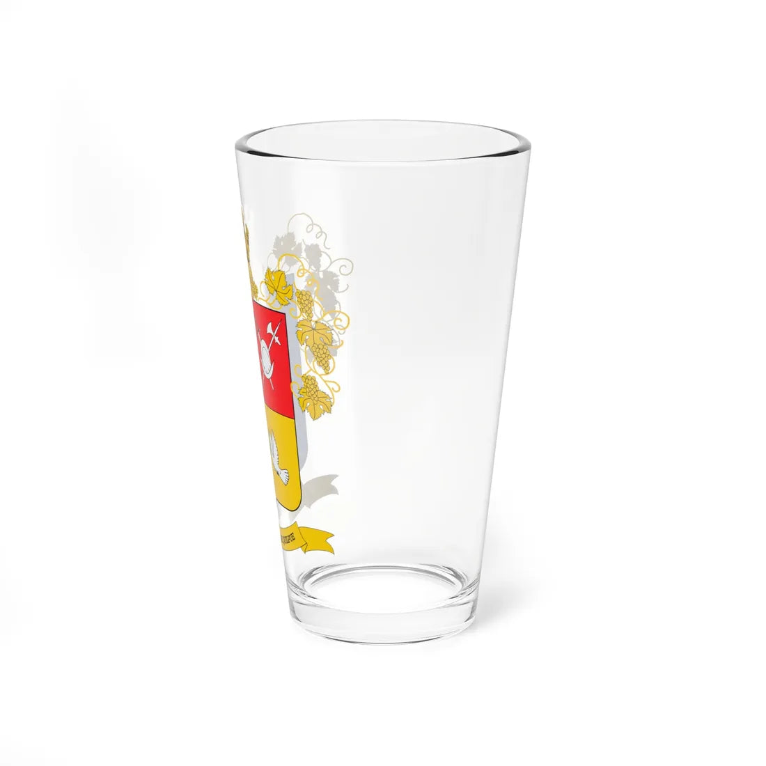 Escudo de Quilpué (Chile) (Coat of Arms) Pint Glass 16oz - Go Mug Yourself
