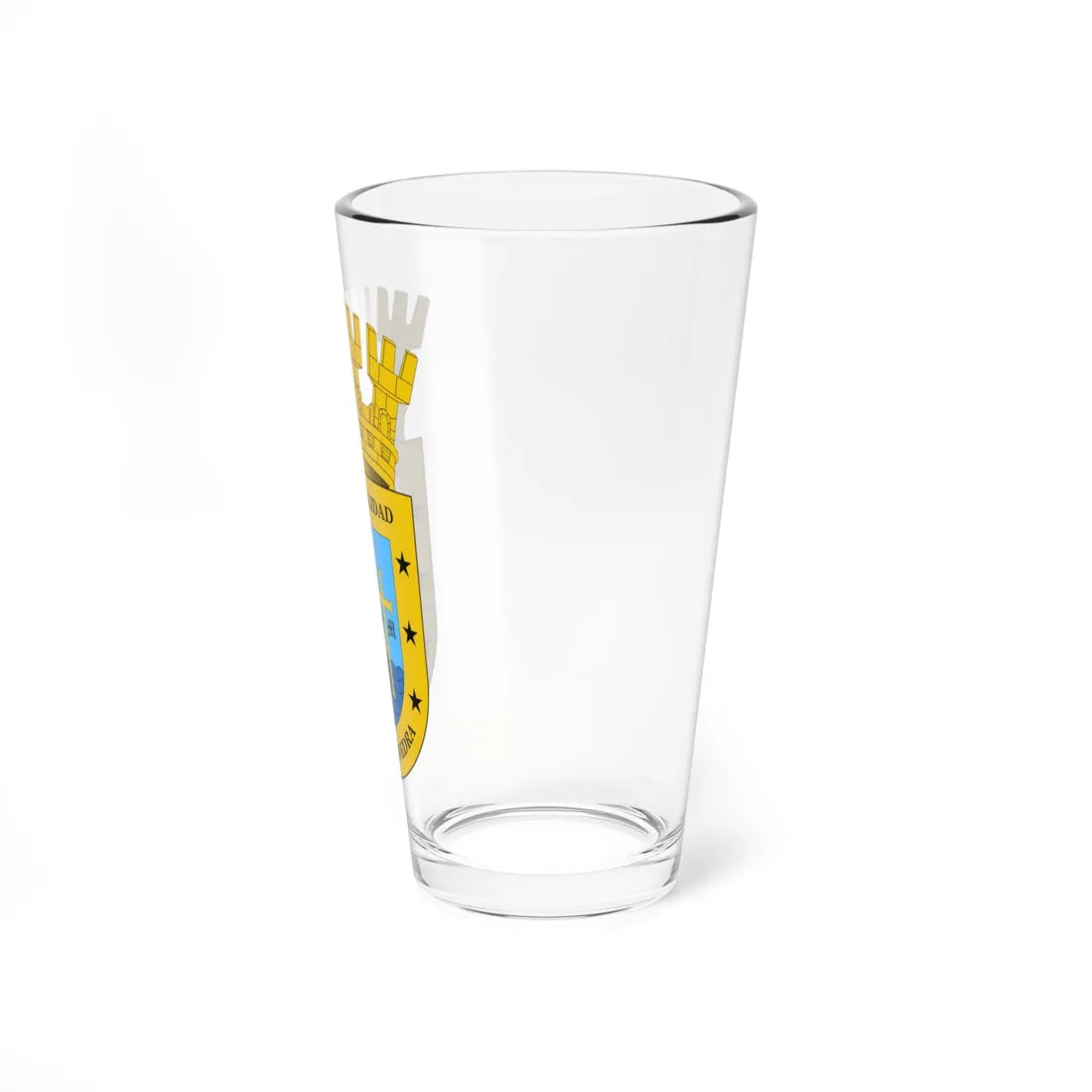 Escudo de Saavedra Chile (Chile) (Coat of Arms) Pint Glass 16oz - Go Mug Yourself