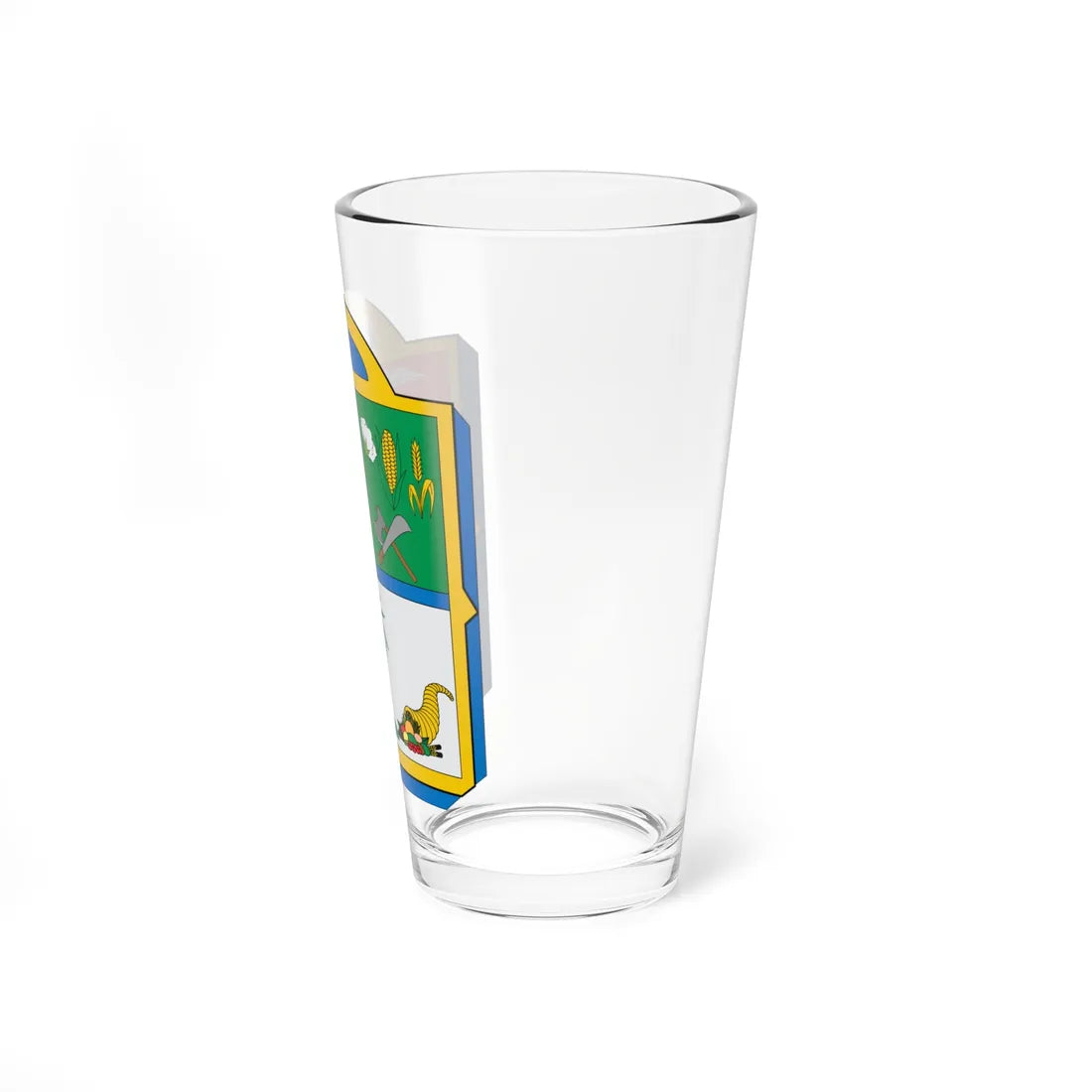 Escudo de San Alberto Cesar (Colombia) (Coat of Arms) Pint Glass 16oz - Go Mug Yourself