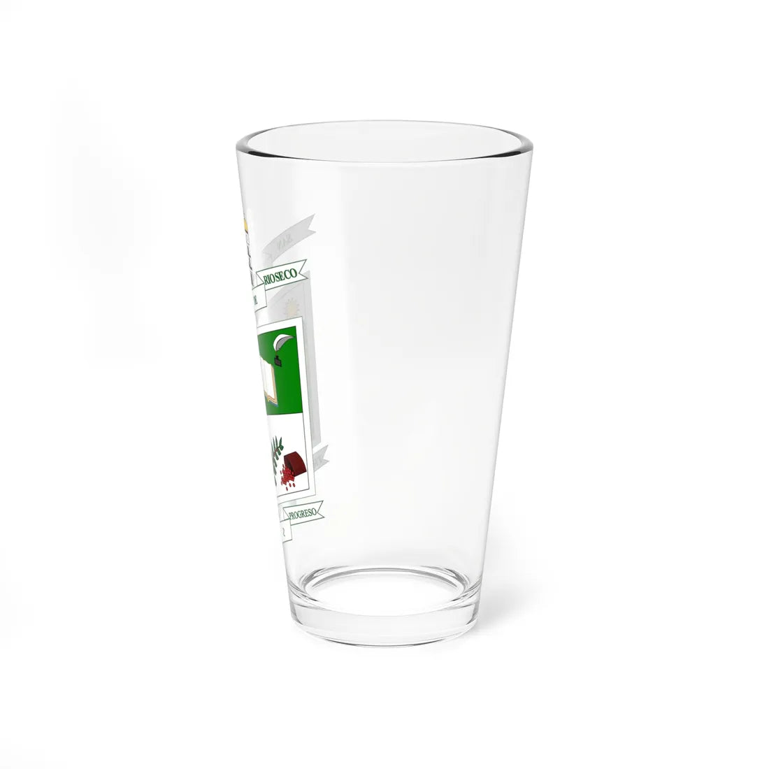 Escudo de San Juan de Rioseco - Cundinamarca (Colombia) (Coat of Arms) Pint Glass 16oz - Go Mug Yourself