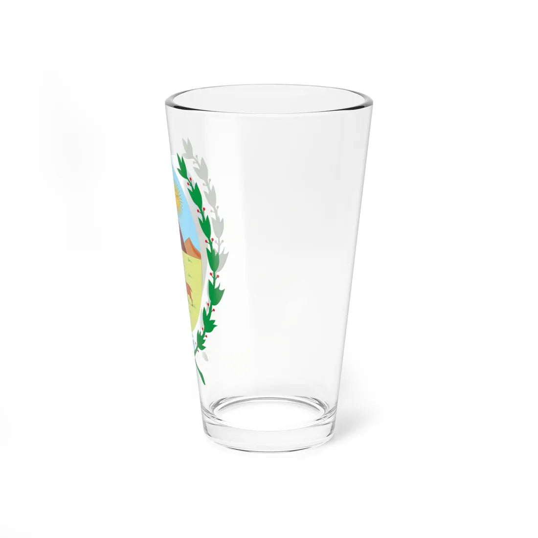 Escudo de San Luis (Argentina) (Coat of Arms) Pint Glass 16oz - Go Mug Yourself