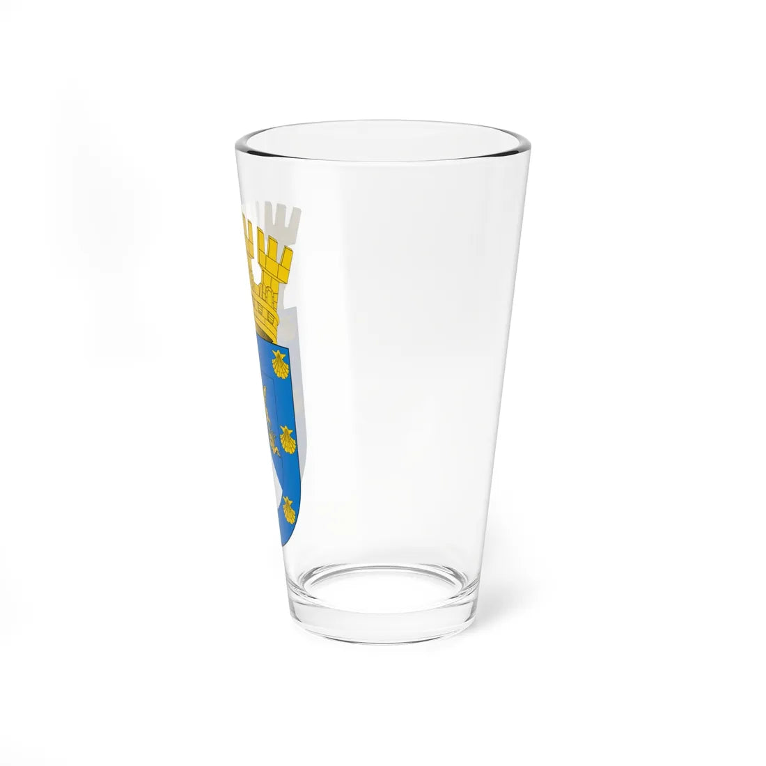 Escudo de San Miguel Chile (Chile) (Coat of Arms) Pint Glass 16oz - Go Mug Yourself
