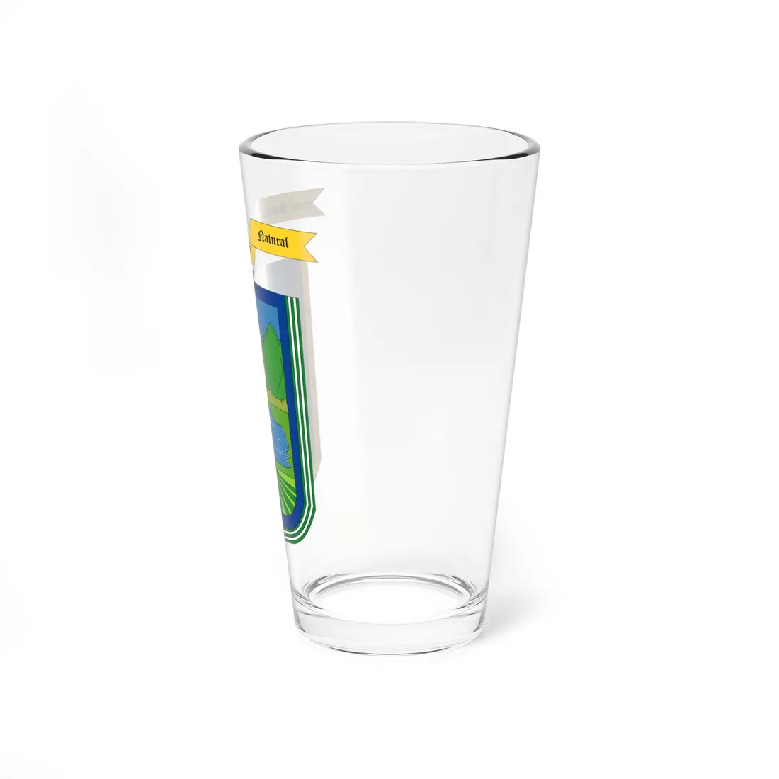 Escudo de San Sebastián - Cauca (Colombia) (Coat of Arms) Pint Glass 16oz - Go Mug Yourself