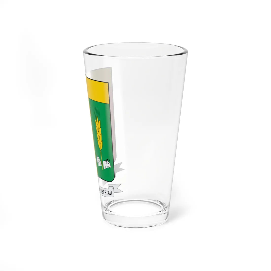 Escudo de Tenjo (Colombia) (Coat of Arms) Pint Glass 16oz - Go Mug Yourself