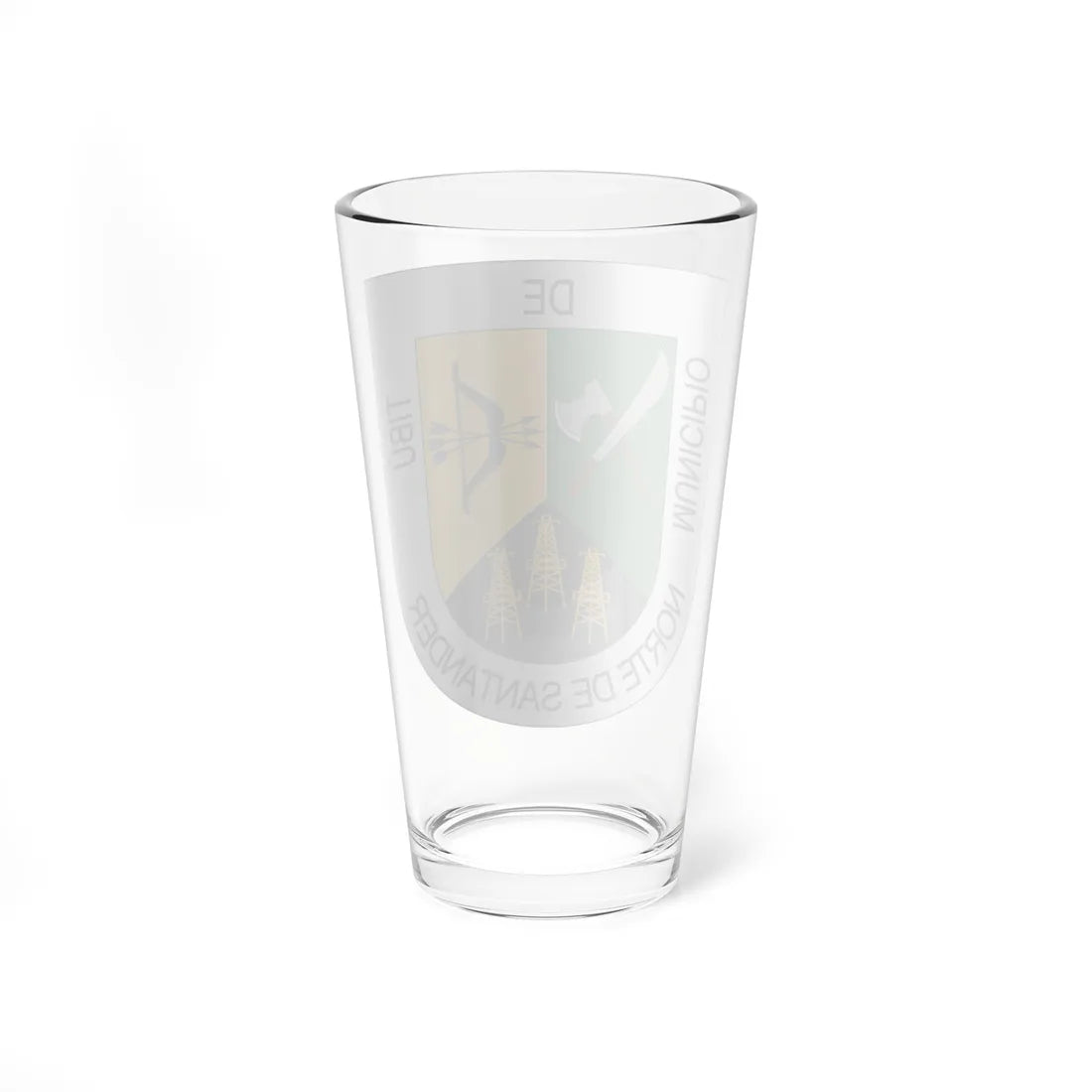 Escudo de Tibú (Colombia) (Coat of Arms) Pint Glass 16oz - Go Mug Yourself