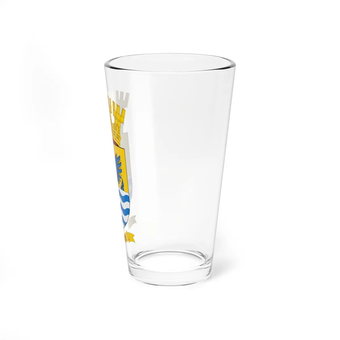 Escudo de Tomé (Chile) (Coat of Arms) Pint Glass 16oz - Go Mug Yourself