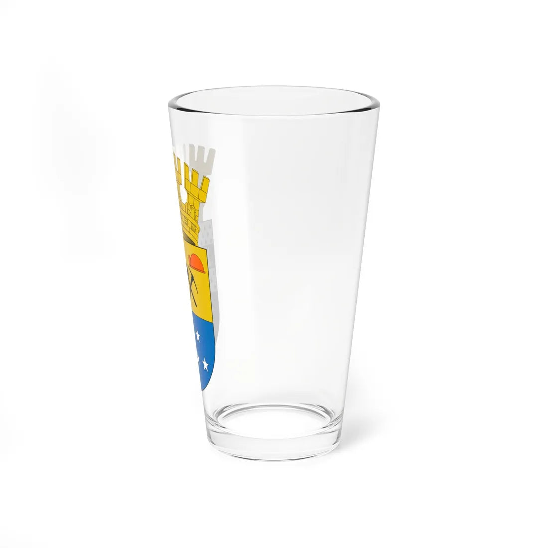Escudo de Vallenar (Chile) (Coat of Arms) Pint Glass 16oz - Go Mug Yourself