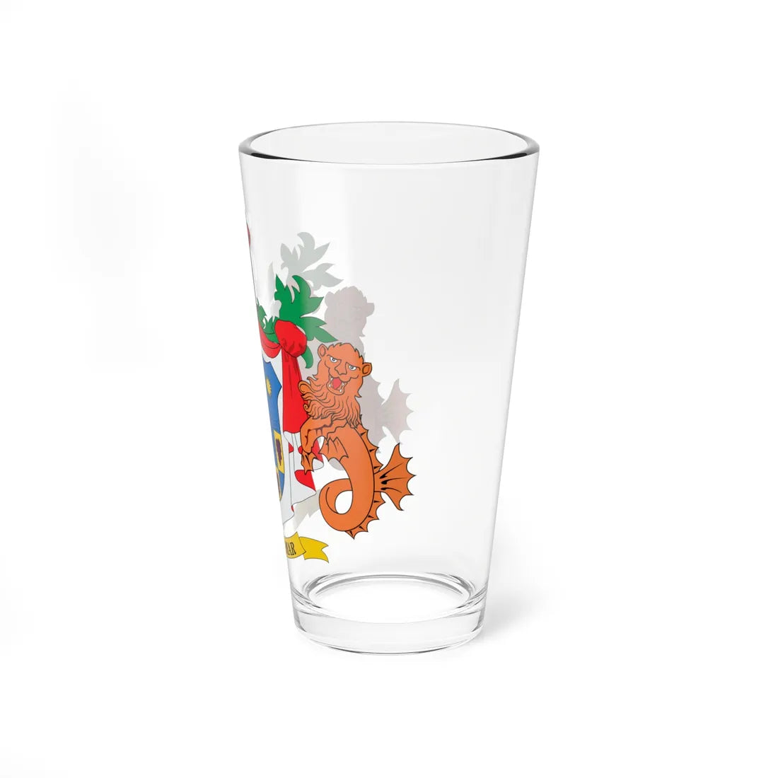 Escudo de Viña del Mar (Chile) (Coat of Arms) Pint Glass 16oz - Go Mug Yourself