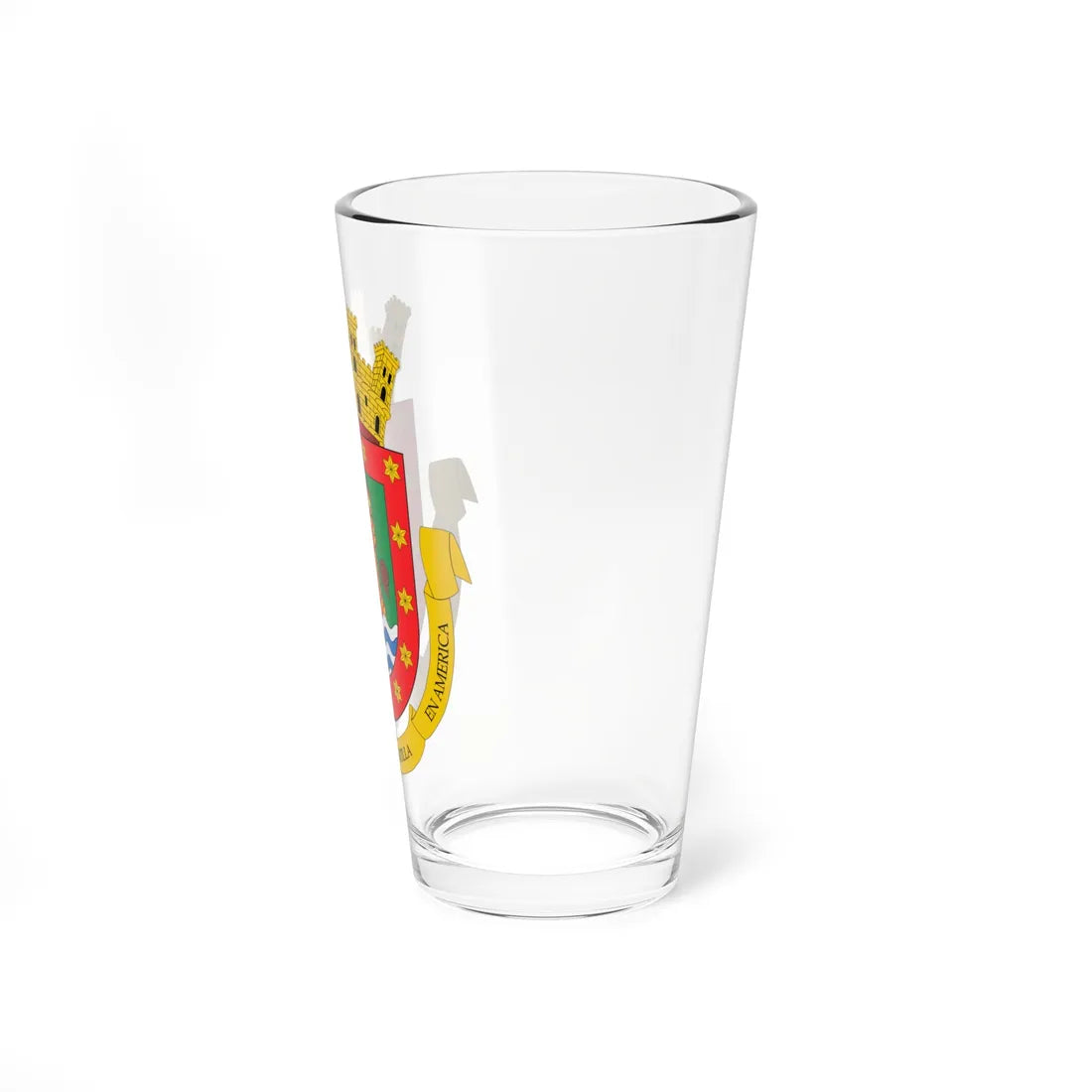 Escudo de Villa de Leyva (Colombia) (Coat of Arms) Pint Glass 16oz - Go Mug Yourself