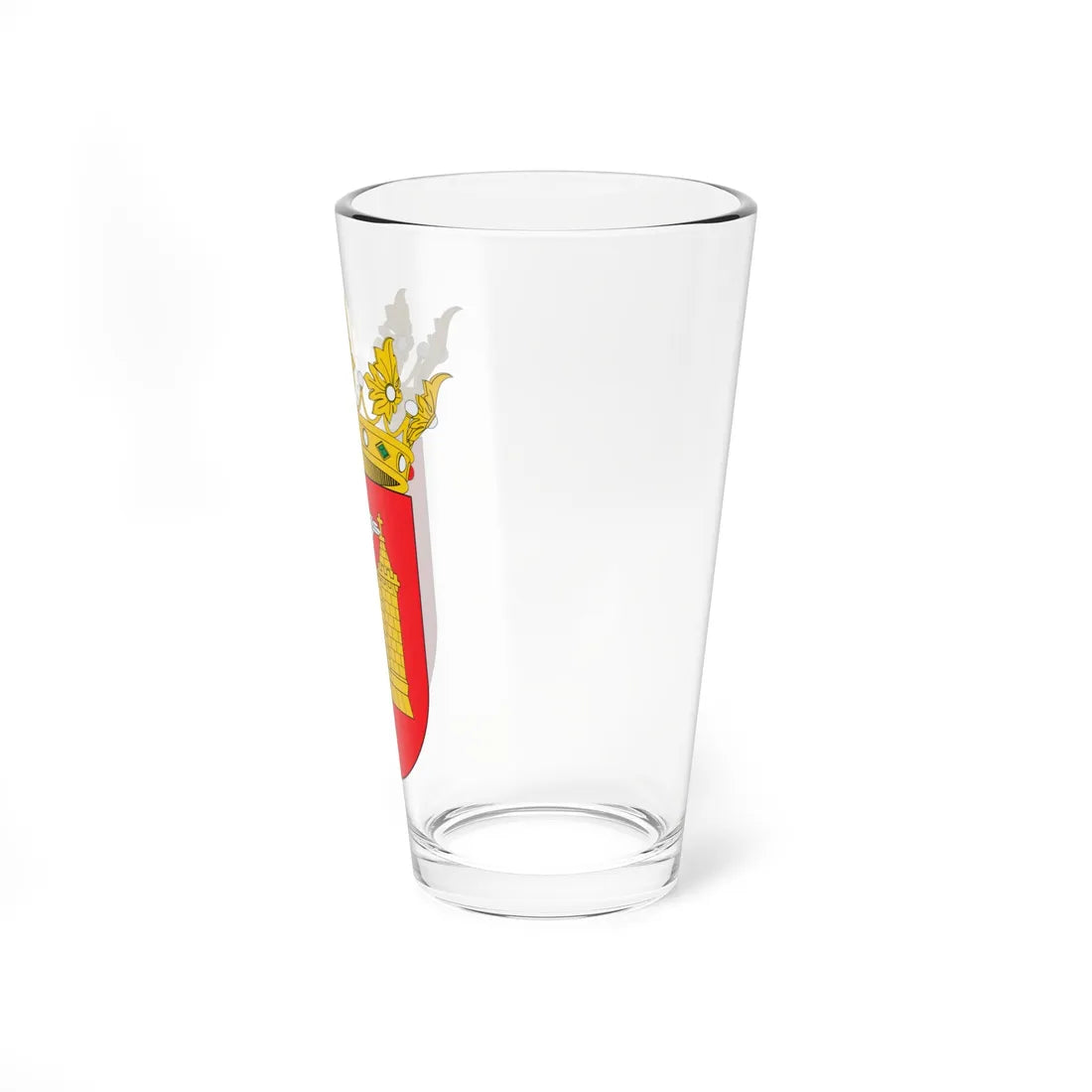 Escudo de Villafranca del Cid (Spain) (Coat of Arms) Pint Glass 16oz - Go Mug Yourself