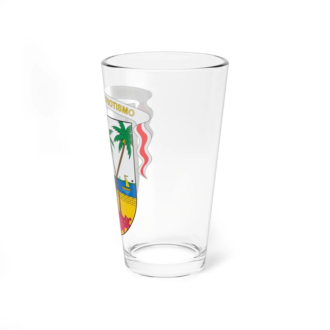 Escudo del Atlántico (Colombia) (Coat of Arms) Pint Glass 16oz - Go Mug Yourself