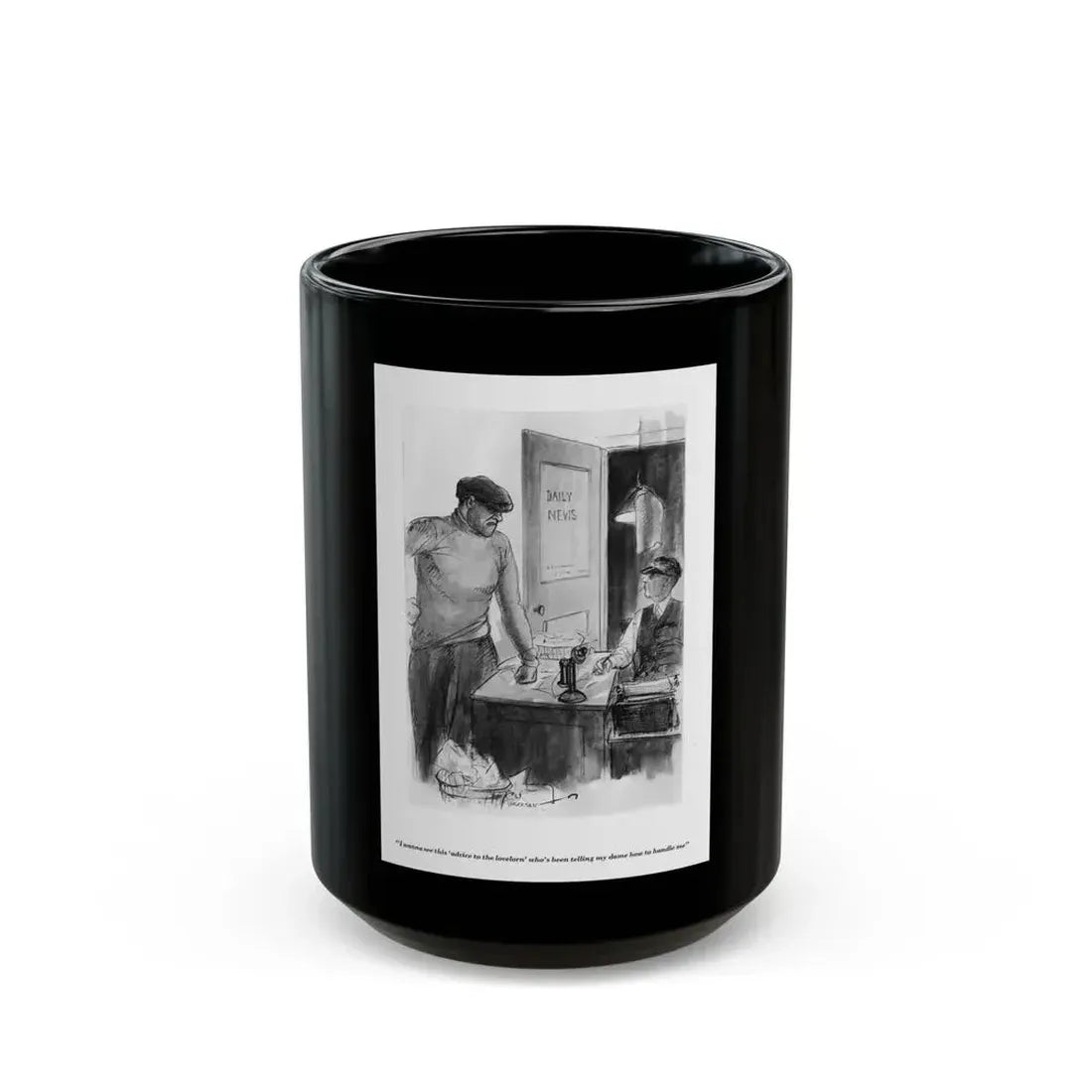 Esquire 1934-01 p032 - Black Coffee Mug 15oz - Go Mug Yourself