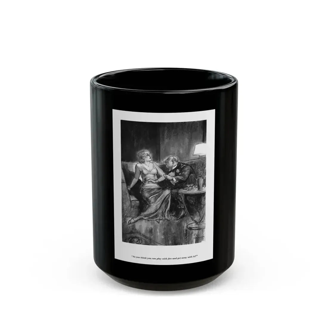 Esquire 1934-01 p049 - Black Coffee Mug 15oz - Go Mug Yourself