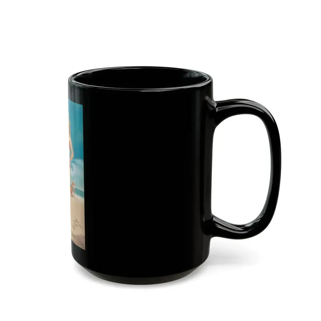Esquire cartoon, February 1952 - Black Coffee Mug - Go Mug Yourself