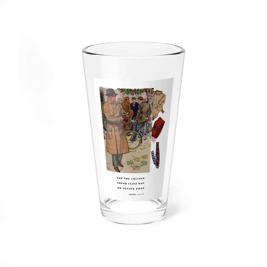 Esquire Fashion Illustration, Autumn 1933 (1) - Pint Glass 16oz 16oz - Go Mug Yourself