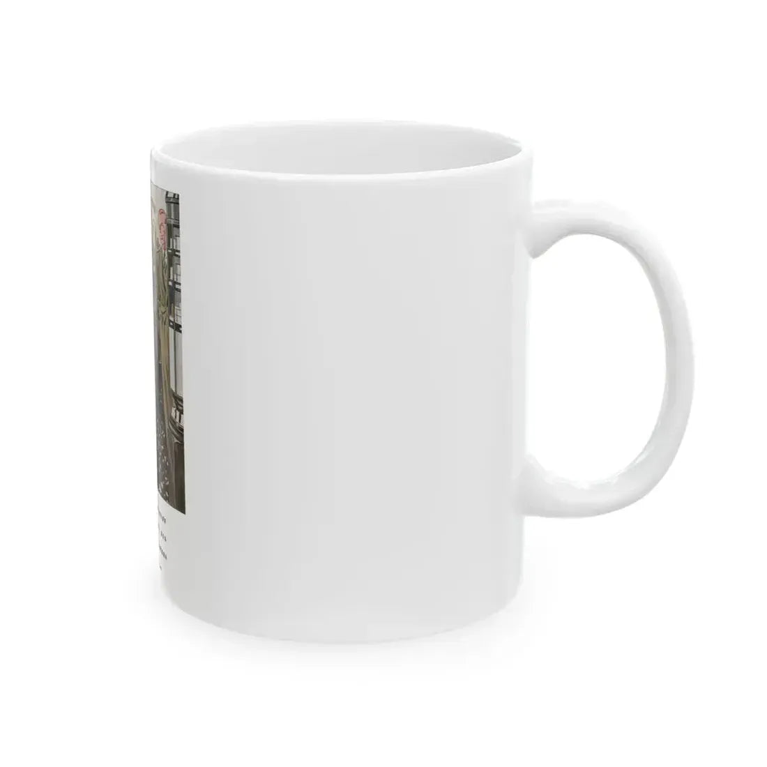 Esquire Fashion Illustration, Autumn 1933 (10) - White Coffee Mug - Go Mug Yourself