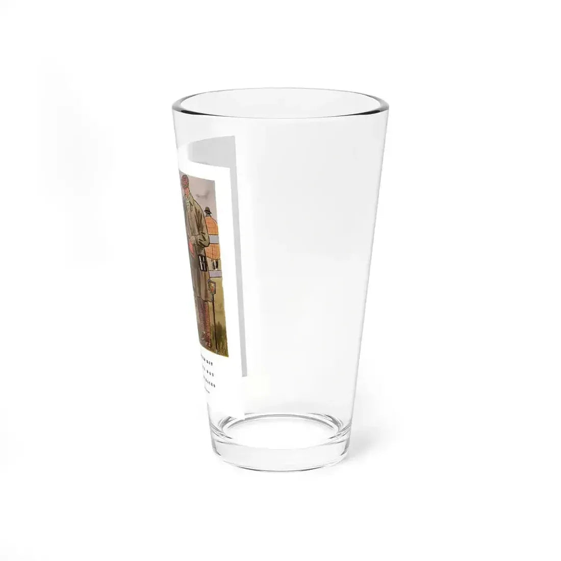 Esquire Fashion Illustration, Autumn 1933 (11) - Pint Glass 16oz - Go Mug Yourself
