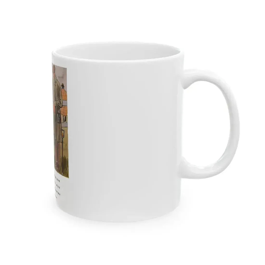 Esquire Fashion Illustration, Autumn 1933 (11) - White Coffee Mug - Go Mug Yourself