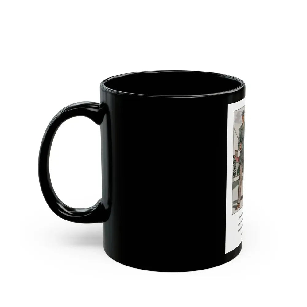 Esquire Fashion Illustration, Autumn 1933 (12) - Black Coffee Mug - Go Mug Yourself