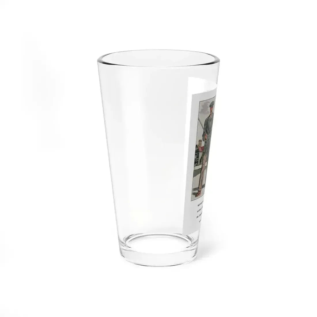Esquire Fashion Illustration, Autumn 1933 (12) - Pint Glass 16oz - Go Mug Yourself