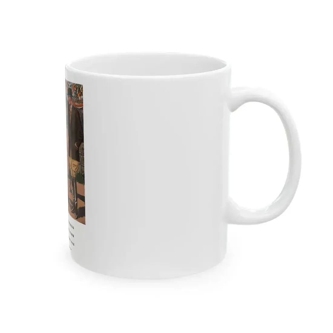 Esquire Fashion Illustration, Autumn 1933 (13) - White Coffee Mug - Go Mug Yourself