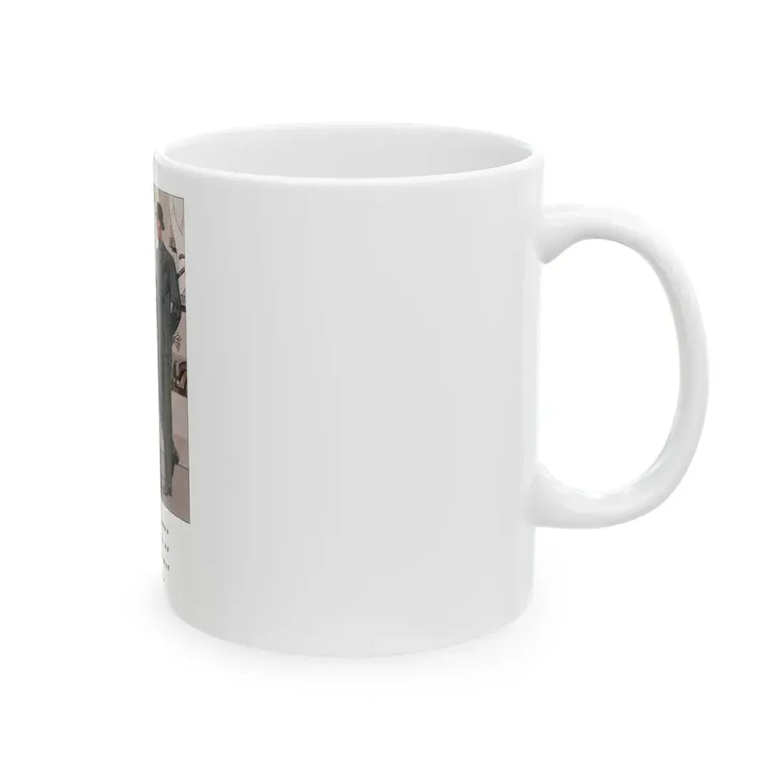 Esquire Fashion Illustration, Autumn 1933 (4) - White Coffee Mug - Go Mug Yourself
