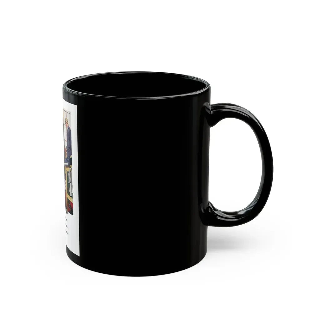 Esquire Fashion Illustration, Autumn 1933 (6) - Black Coffee Mug - Go Mug Yourself