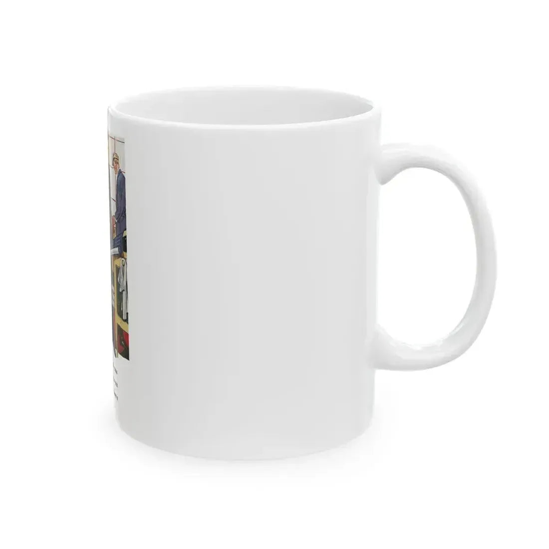 Esquire Fashion Illustration, Autumn 1933 (6) - White Coffee Mug - Go Mug Yourself