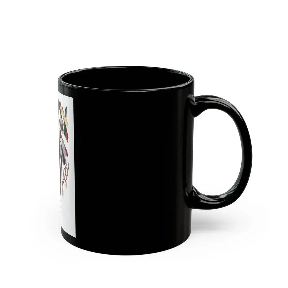 Esquire Fashion Illustration, Autumn 1933 (7) - Black Coffee Mug - Go Mug Yourself