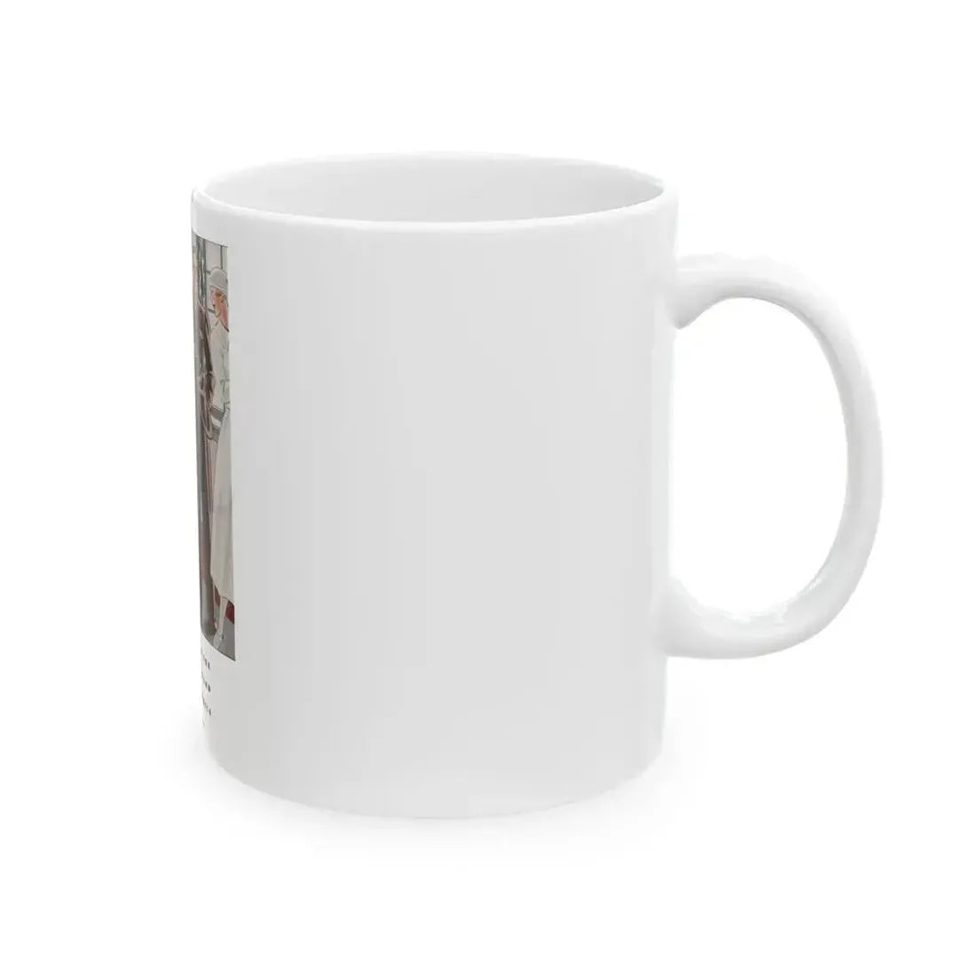 Esquire Fashion Illustration, Autumn 1933 (8) - White Coffee Mug - Go Mug Yourself
