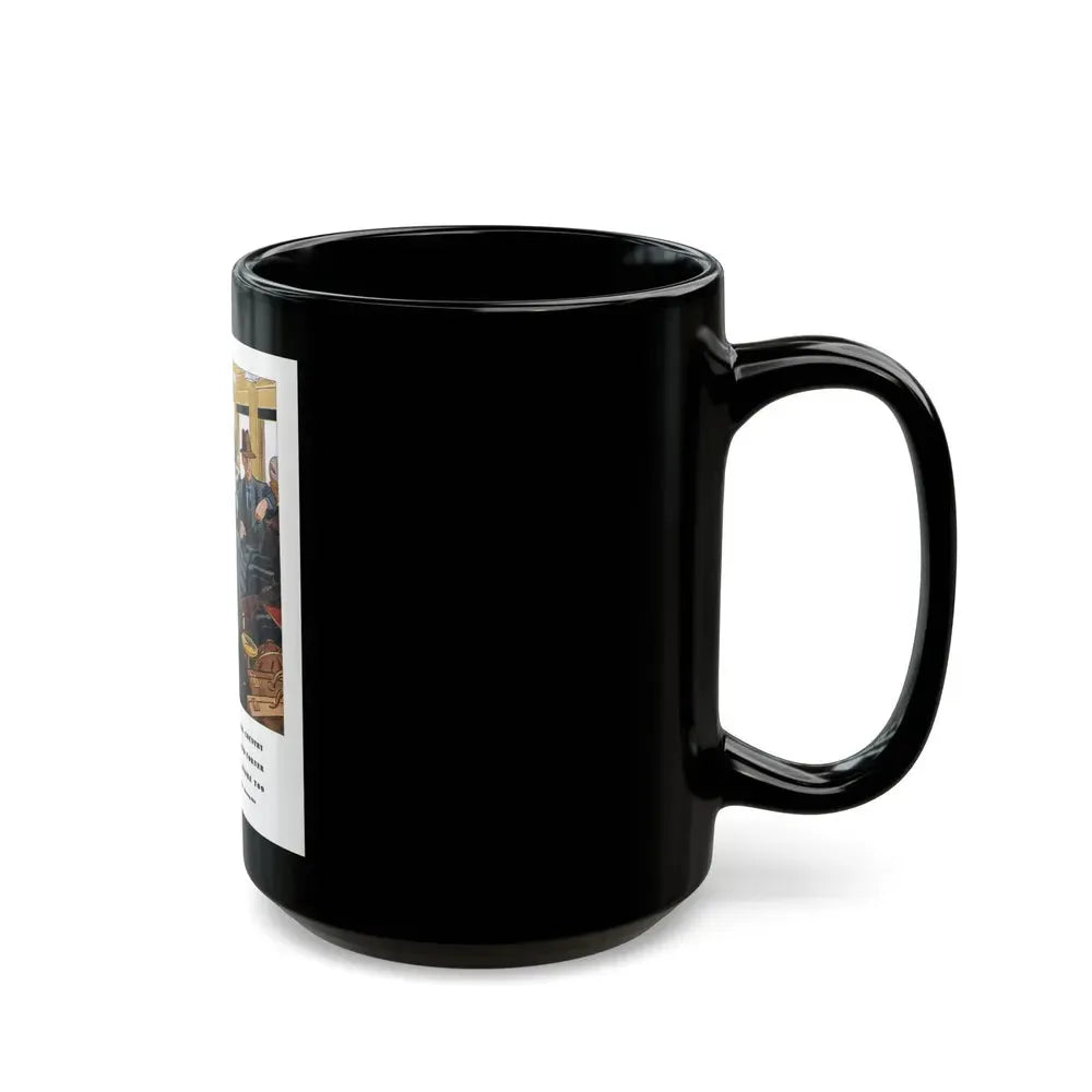 Esquire Fashion Illustration, January 1934 (2) - Black Coffee Mug - Go Mug Yourself